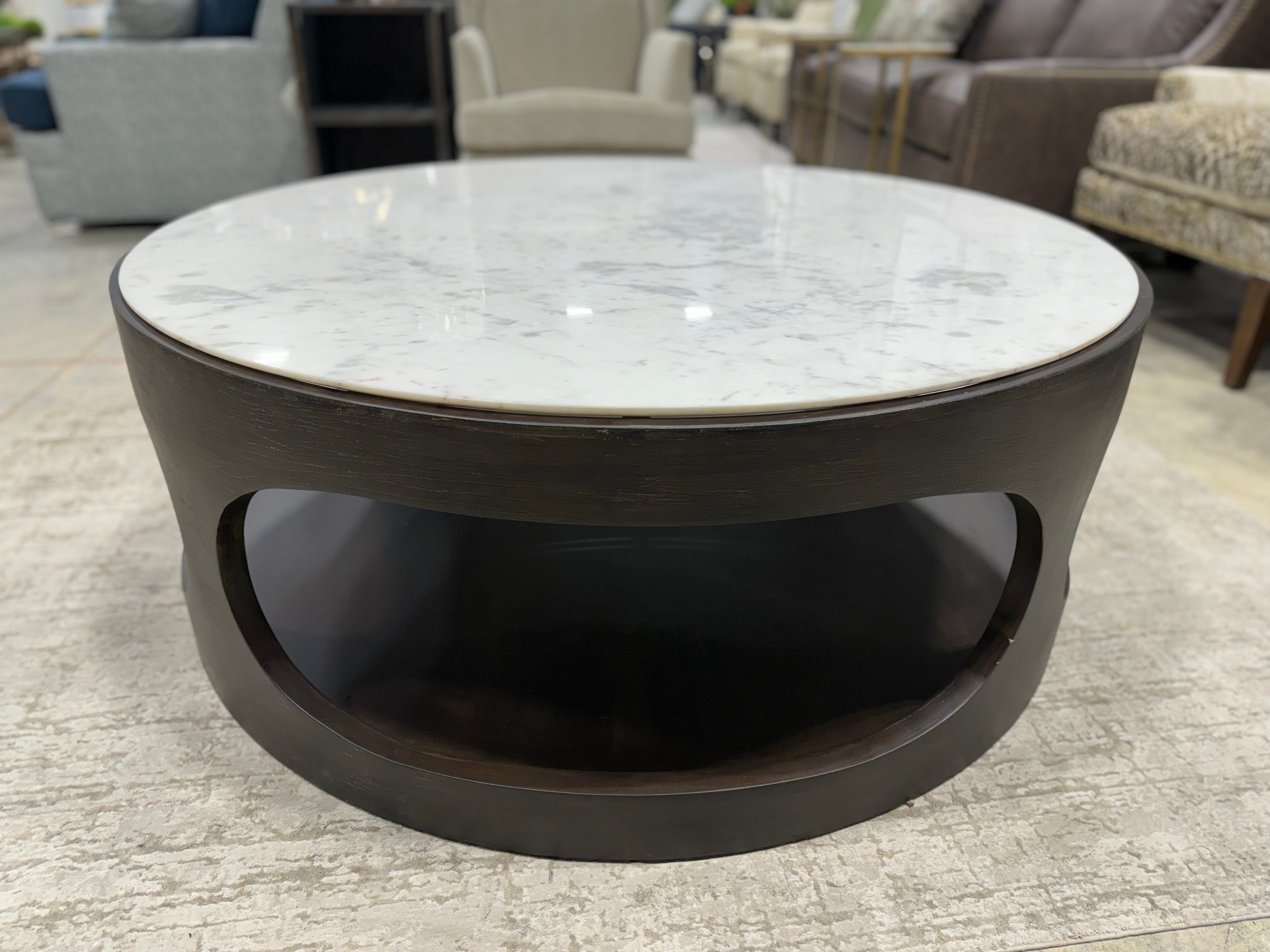 Fairfield Wood and Marble Coffee Table